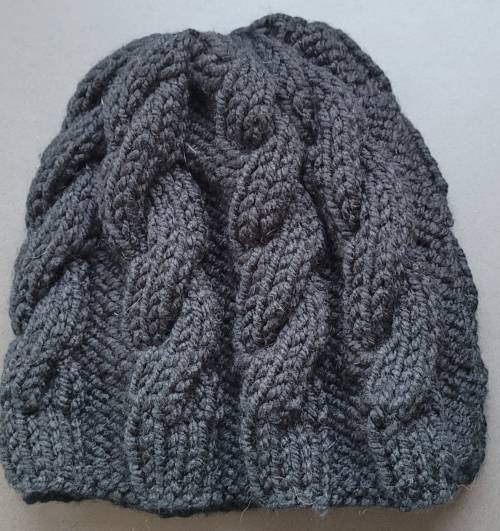 Bonnet noir - torsade Bonnet noir - torsade