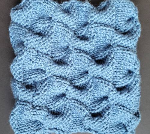 Tour de cou steel blue - triangle Tour de cou steel blue - triangle