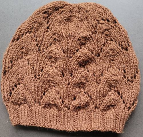 Bonnet marron - feuille Bonnet marron - feuille