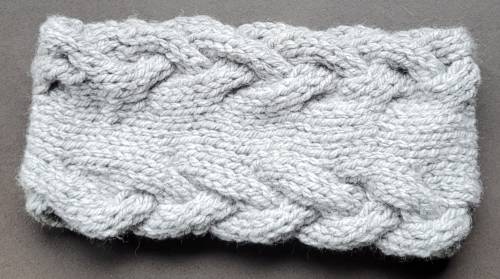 Bandeau gris - tresse Bandeau gris - tresse