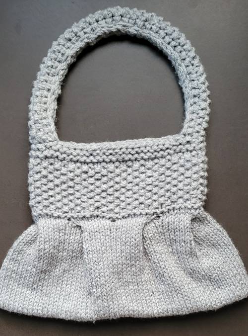 Sac gris - plis Sac gris - plis