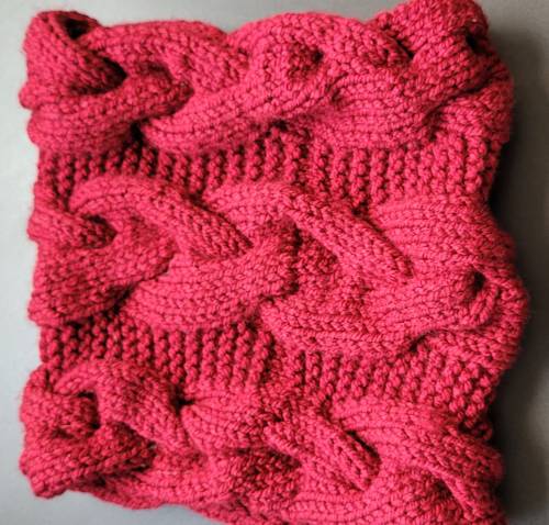 Tour de cou dark red - torsade Tour de cou dark red - torsade