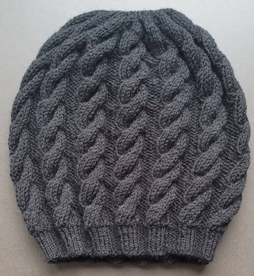 Bonnet noir - petite torsade Bonnet noir - petite torsade