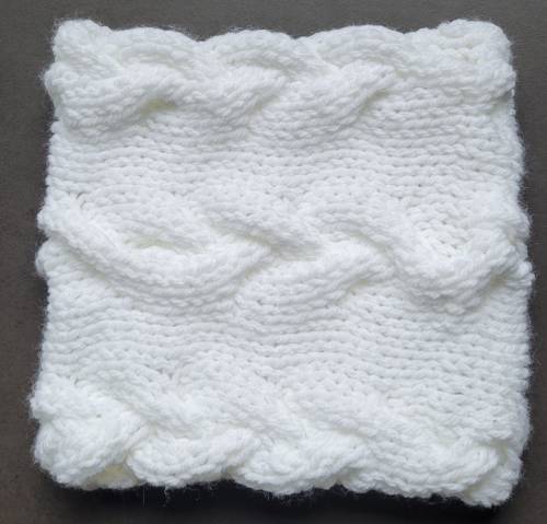 Tour de cou blanc - tresse Tour de cou blanc - tresse