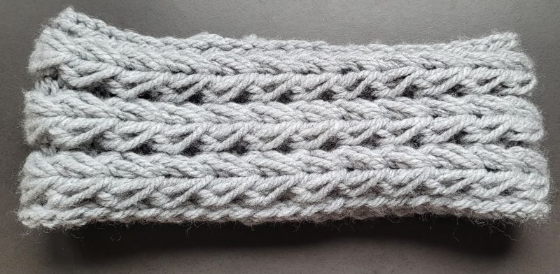 Bandeau gris - coeur Main