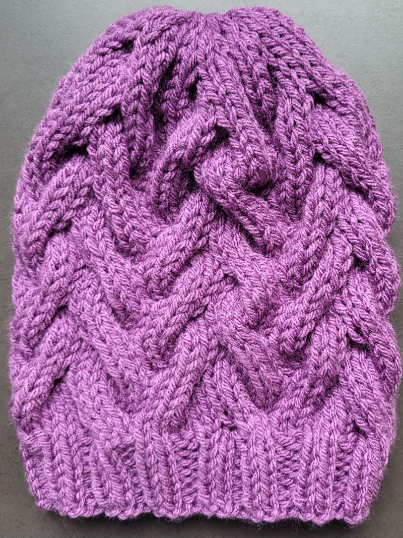 Bonnet lilas Main