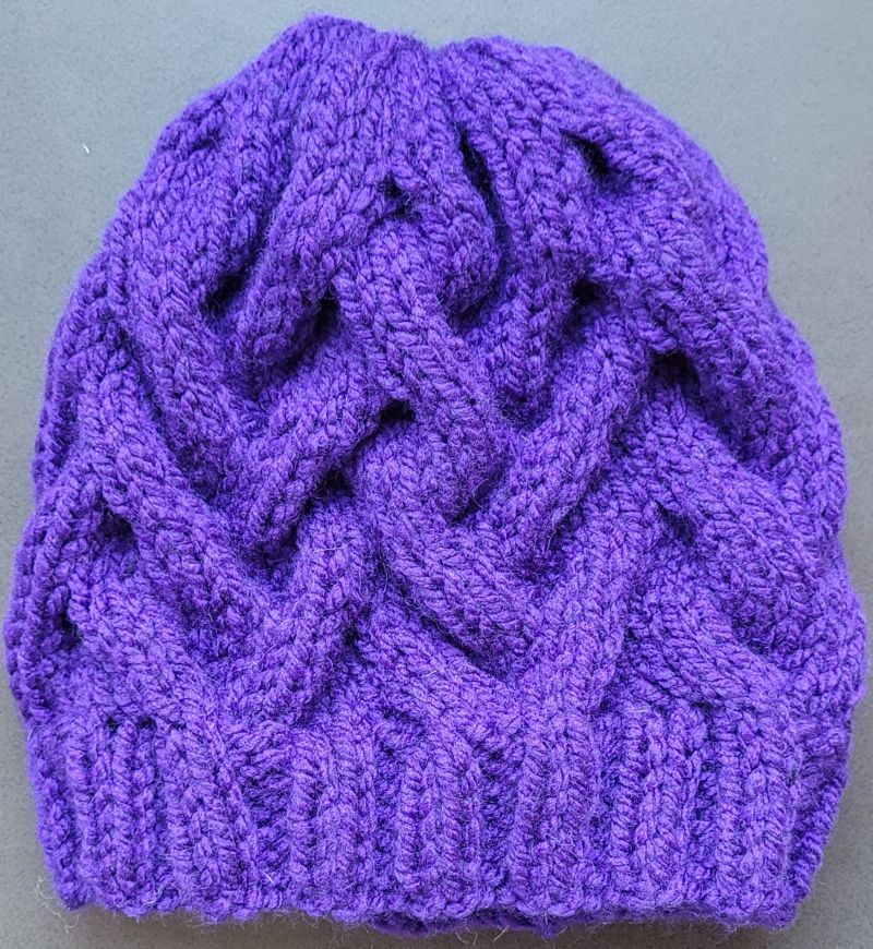 Bonnet dark purple Main