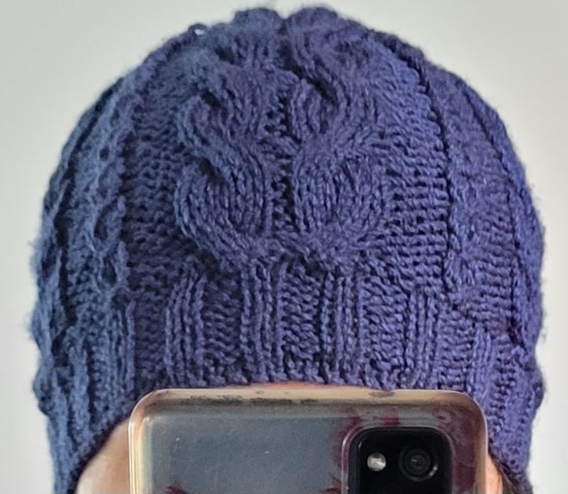 Bonnet indigo - double torsade - Image 2 Image 2