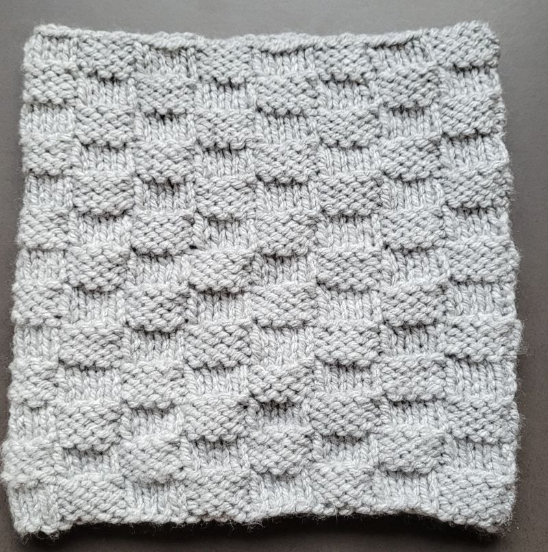 Tour de cou gris - damier Main