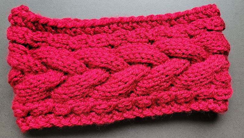 Bandeau dark red Main
