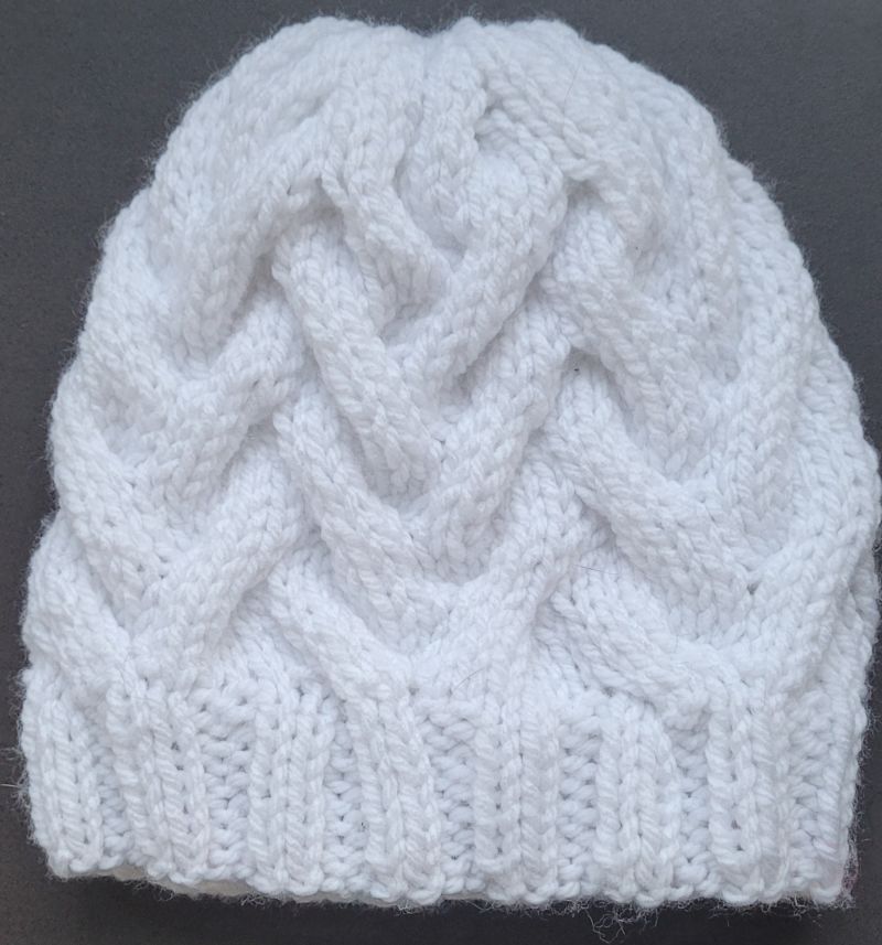 Bonnet blanc Main