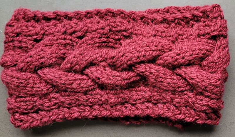 Bandeau bordeaux Main