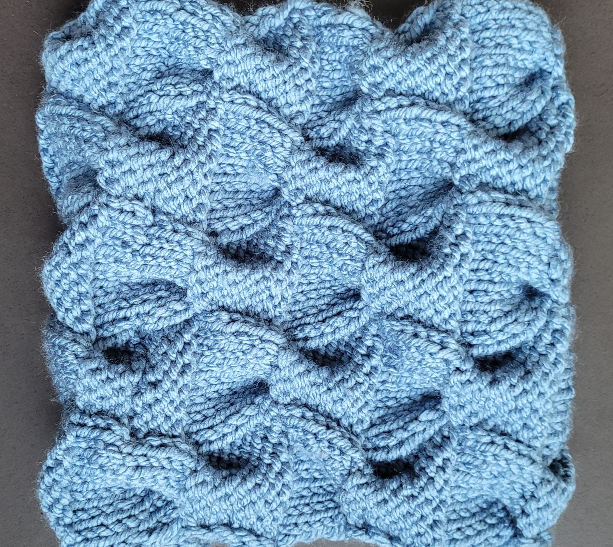 Tour de cou steel blue - triangle