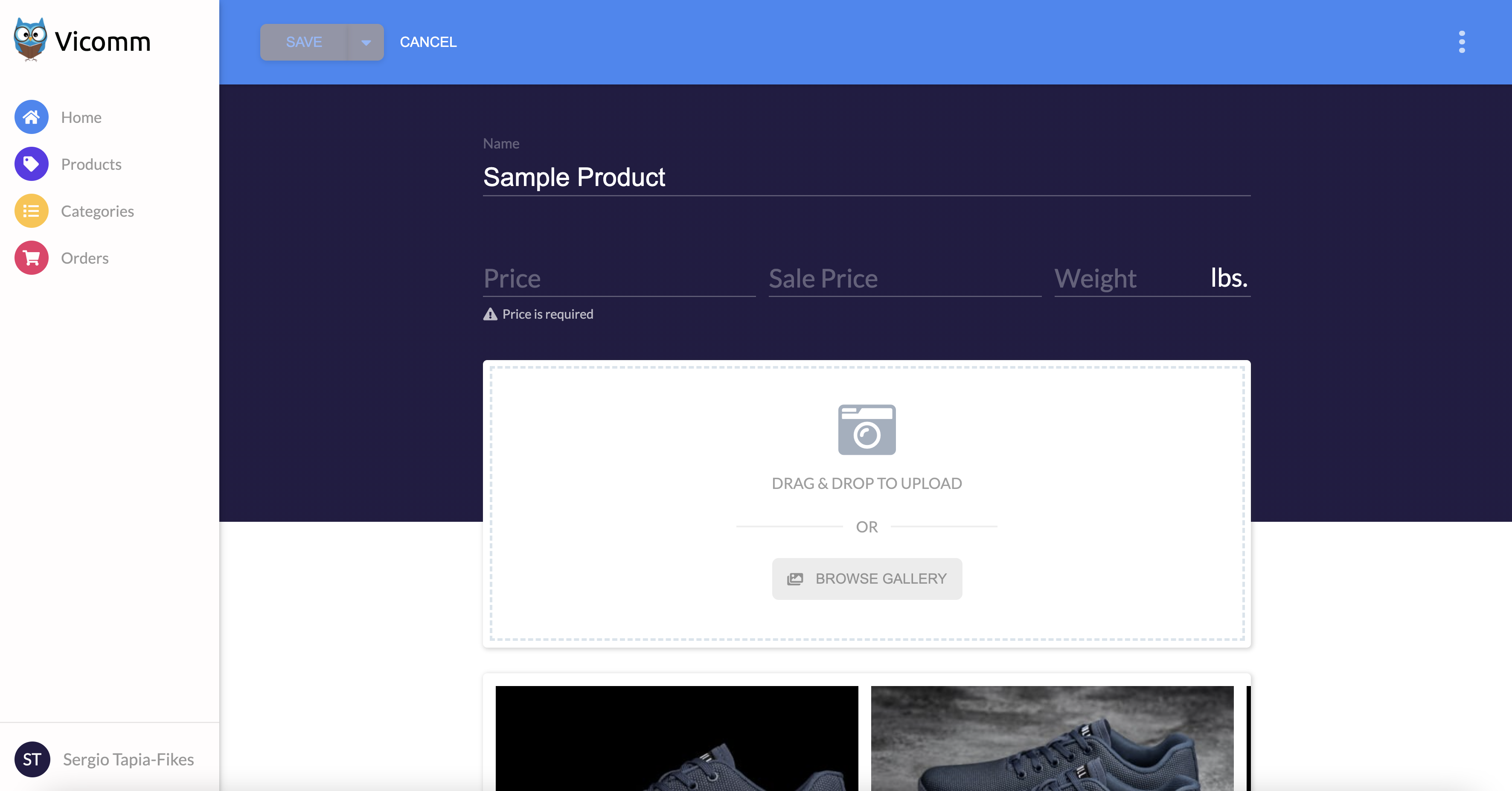 Product Form