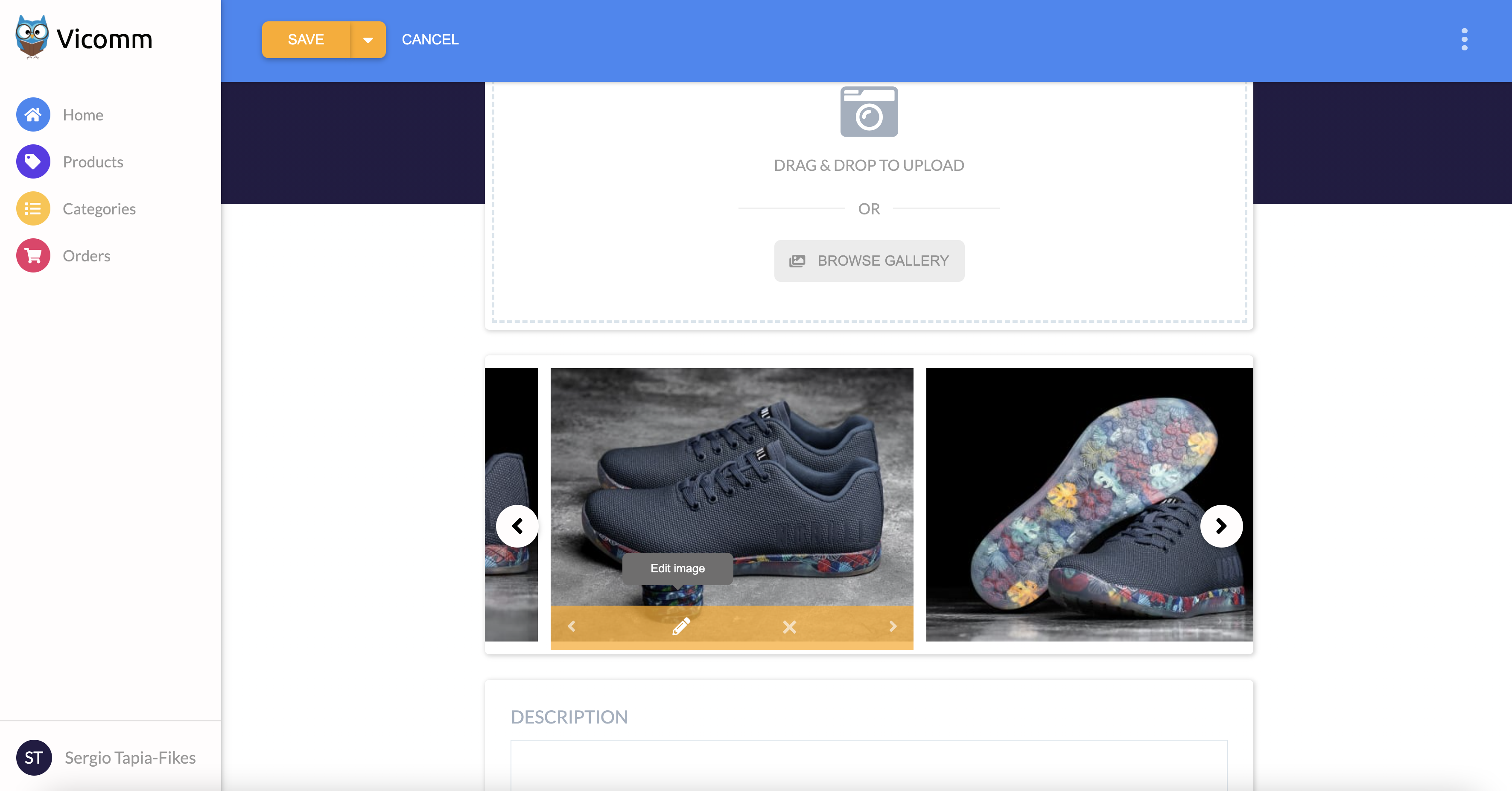 Product Form Gallery