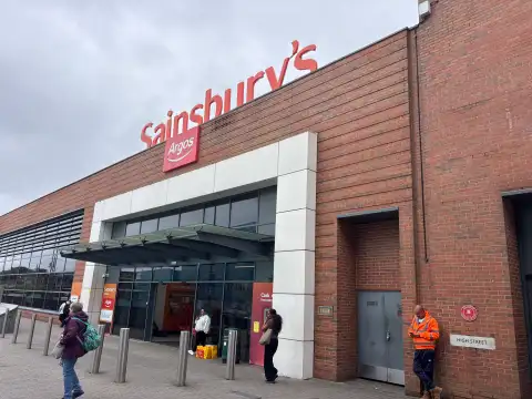There is a Sainsbury’s directly opposite