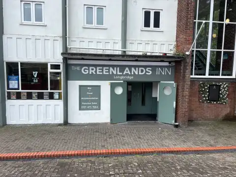 The front door to reception to the Greenlands Inn