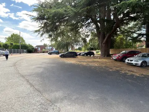 The hotel has a more than adequate car park
