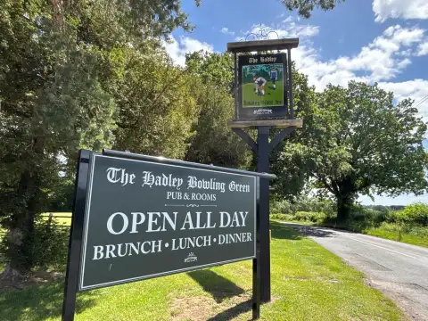 The roadside signs