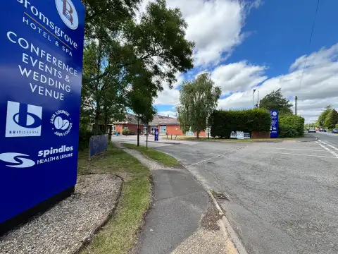 The entrance has seen from the A38