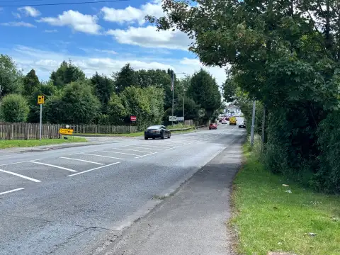 The A38 heading towards Bromsgrove, if you head in this direction, you will find a petrol station and 24 hour shop as well as a Miller and Carter steakhouse