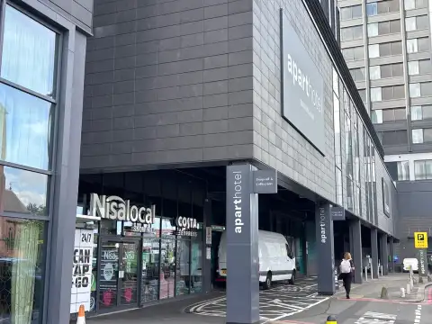 A Nisa shop is contained within the hotel.
