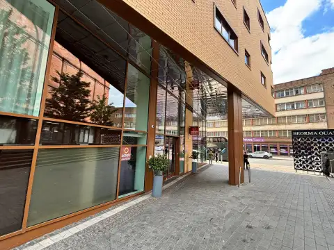 The paved route from Digbeth High Street