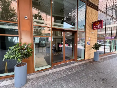 The entrance to reception