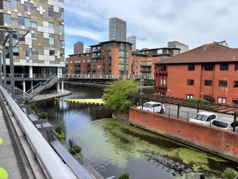 Canal side access directly from the hotel.