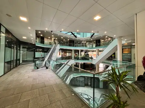 An interior look within The Cube