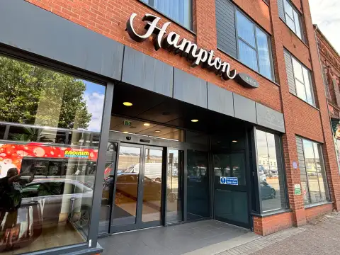 Entrance to reception