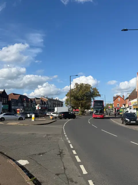 Main road in front 
