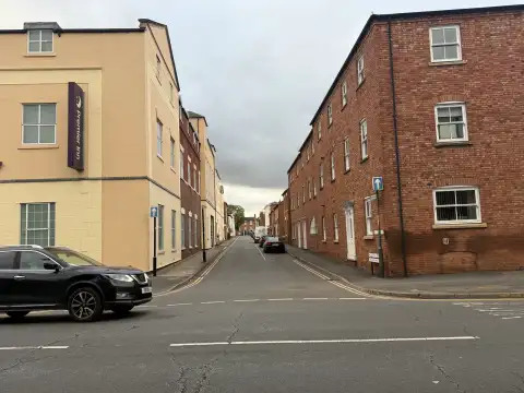 Side access to free disabled only parking