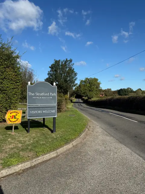 Entrance from Road