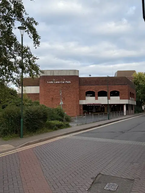 Lode Lane Car Park directly behind hotel 