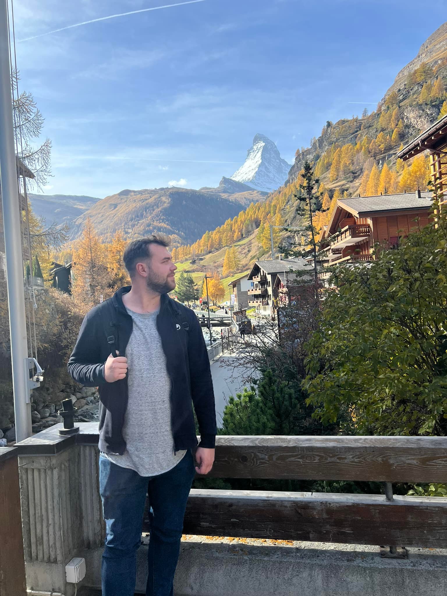 Matt in the mountains