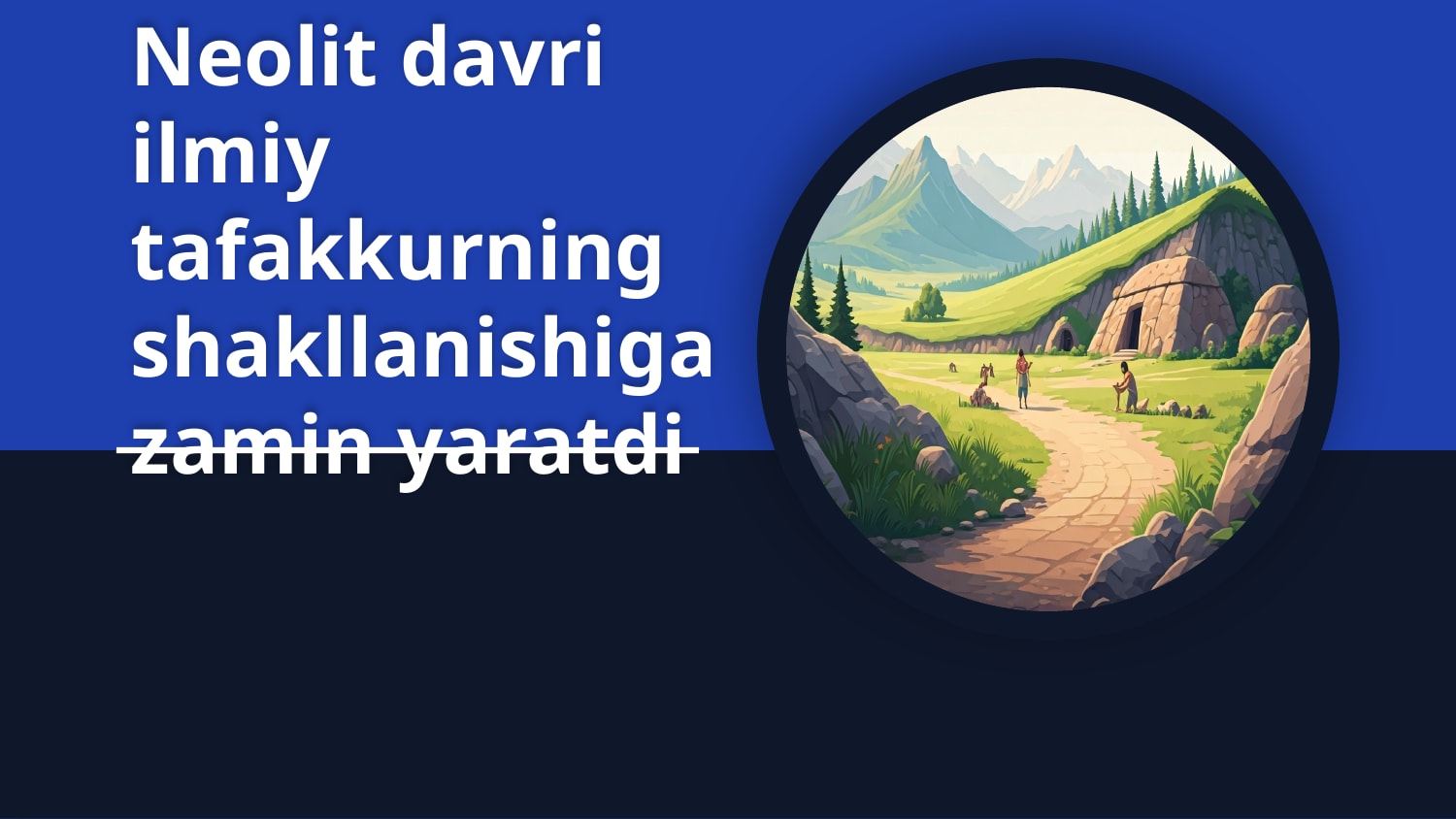 Natik davrda ilmiy tafakkurning paydo bo’lishi — Slayd 1