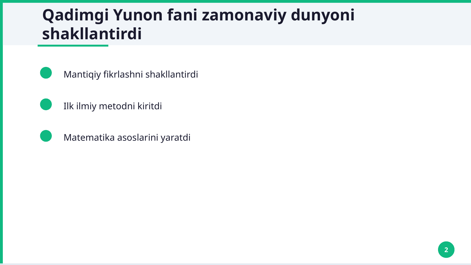 Qadimgi Yunonistonda fan — Slayd 2