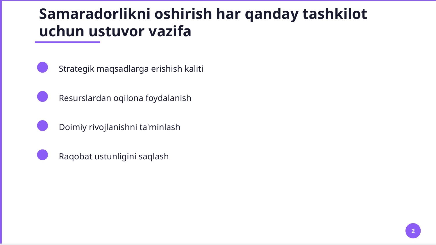 Ish faoliyatini boshqarishda KPIning roli:misollar va tanqid — Slayd 2