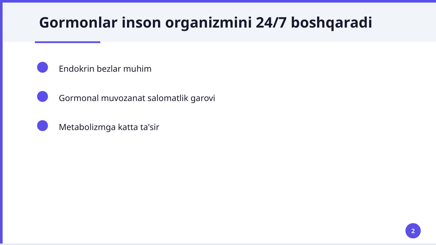 Tashqi va ichki sekretsiya bezlari — Slayd 2