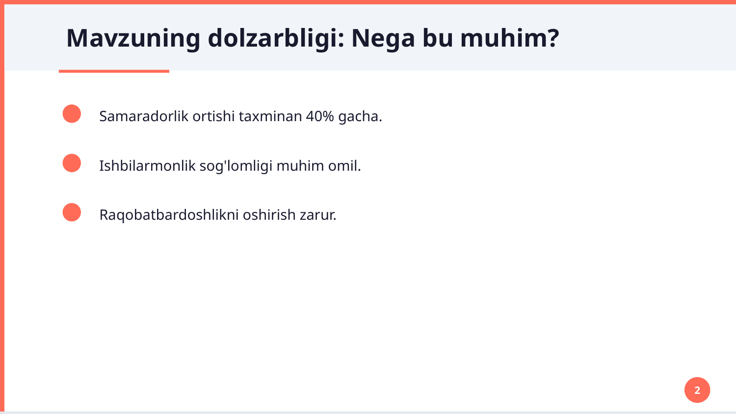 Mehnat qilish va dam olish o'rtasidagi bog'liqlik — Slayd 2