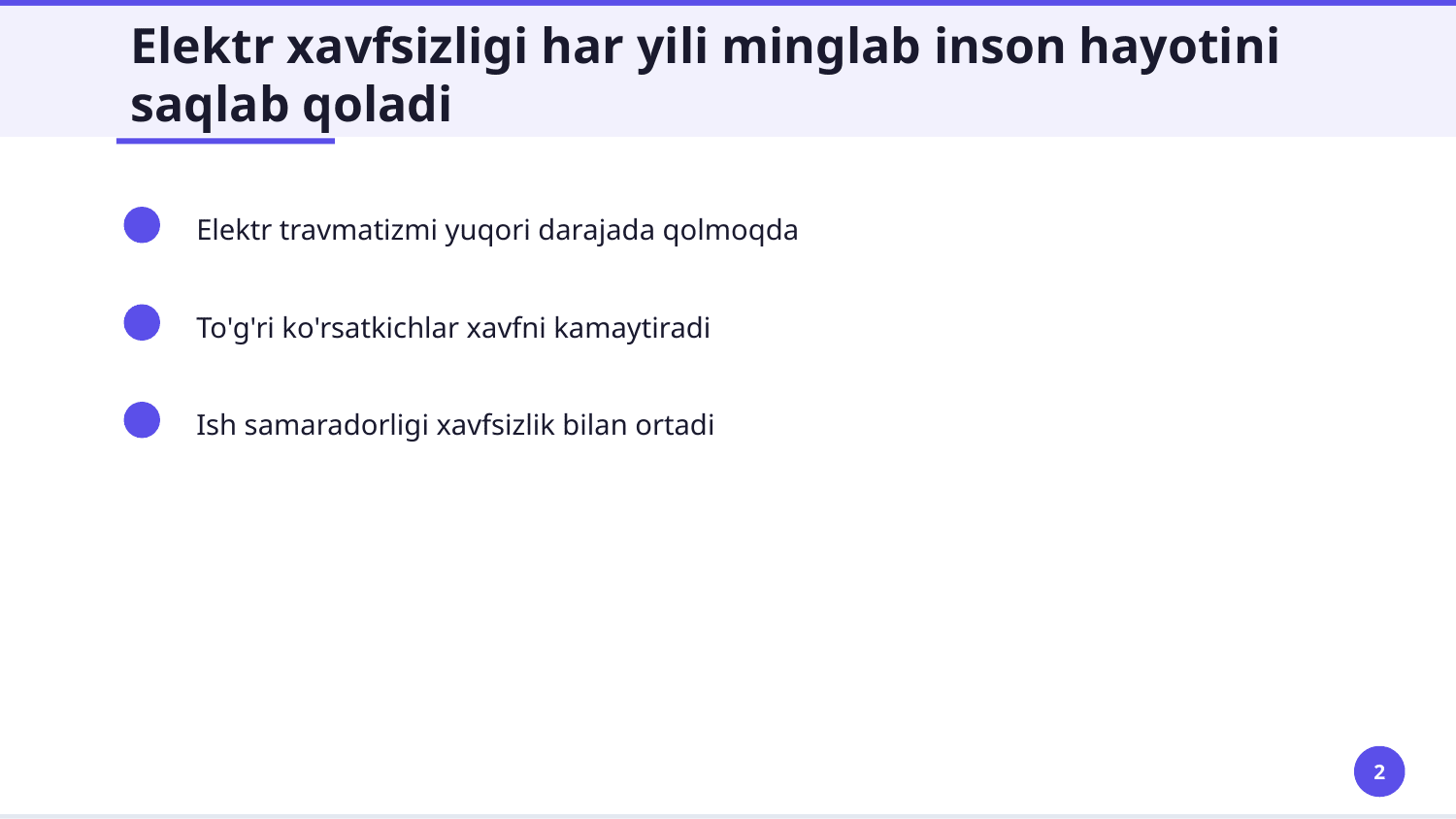 1000Vgacha bolgan kuchlanish korsatgishlari — Slayd 2