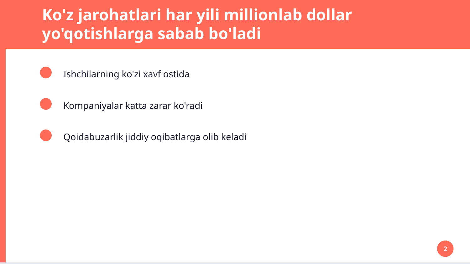 Shaxsiy himoya vositalari.himoya ko'zaynaklari — Slayd 2