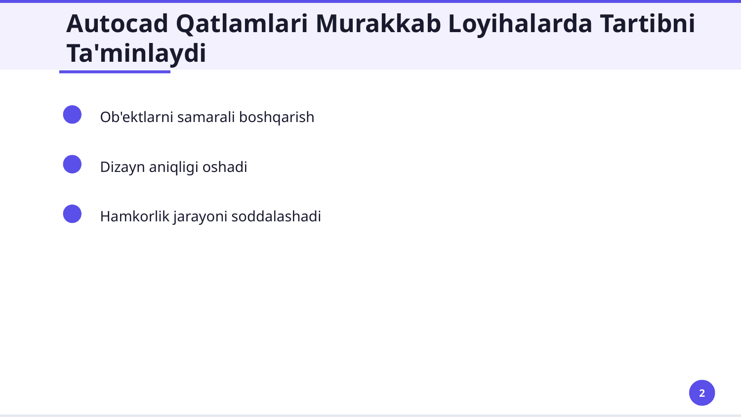 layers qatlamlar bilan ishlash — Slayd 2