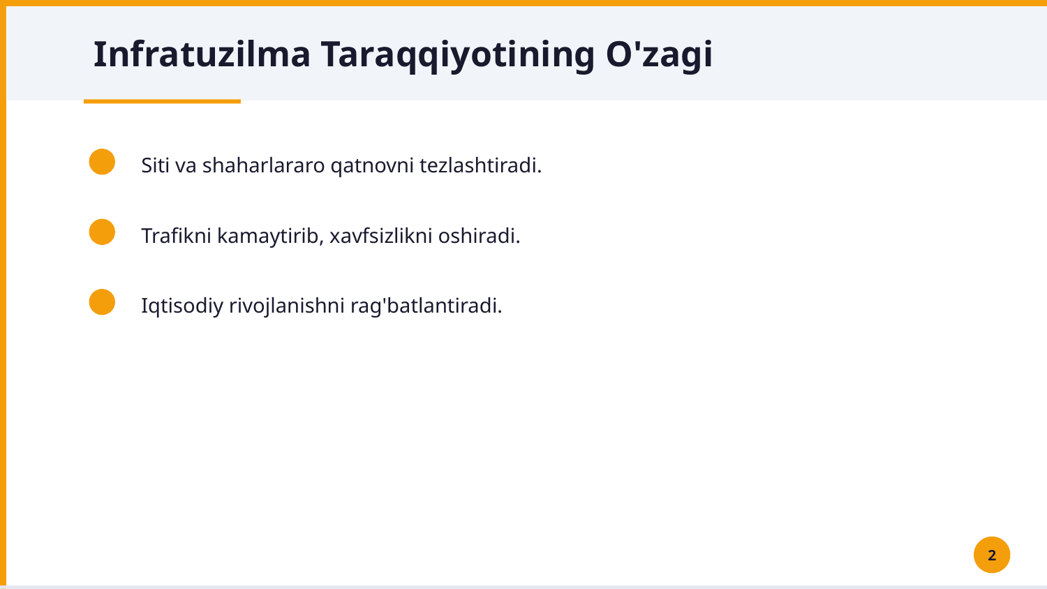 YOʻL OʻTKAZGICHLAR VA ESTAKADALARNING ELEMENTLARINI
OʻRGANISH — Slayd 2