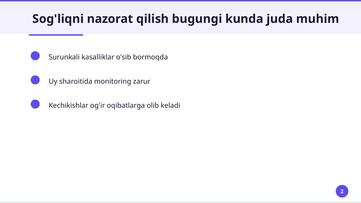 MAX30102 yordamida yurak urish tezligi va SpO2 ni o‘lchash qurilmasini yaratish (Arduino + OLED + Buzzer) — Slayd 2