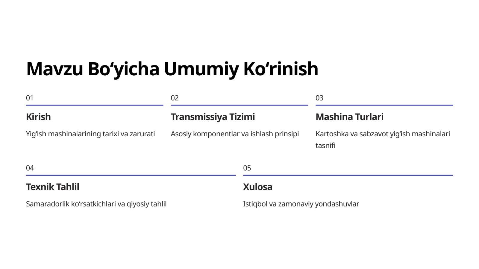 “Kartoshka va sabzavotlarni yig‘ish mashinalari (transmissiyasi)” — Slayd 2