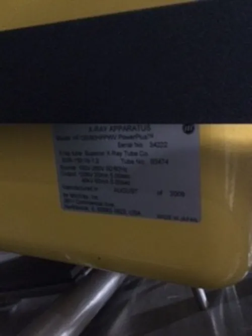 (1) Minxray HF120/60HPPWV Power Plus X-Ray Machine