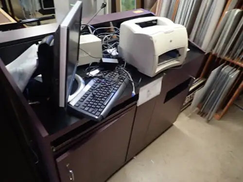 (1) A/V Console w/ Components