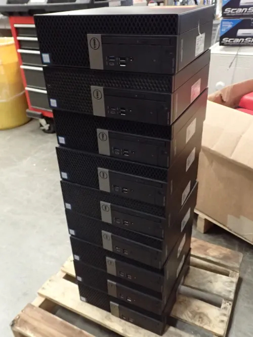 (9) Assorted Dell Computers (HARD DRIVES REMOVED)